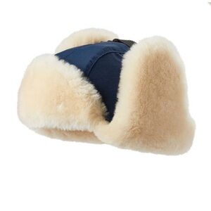 Best Made Co. Genuine Wool Shearling & Nylon Trapper Hat Made In Canada sz S/M